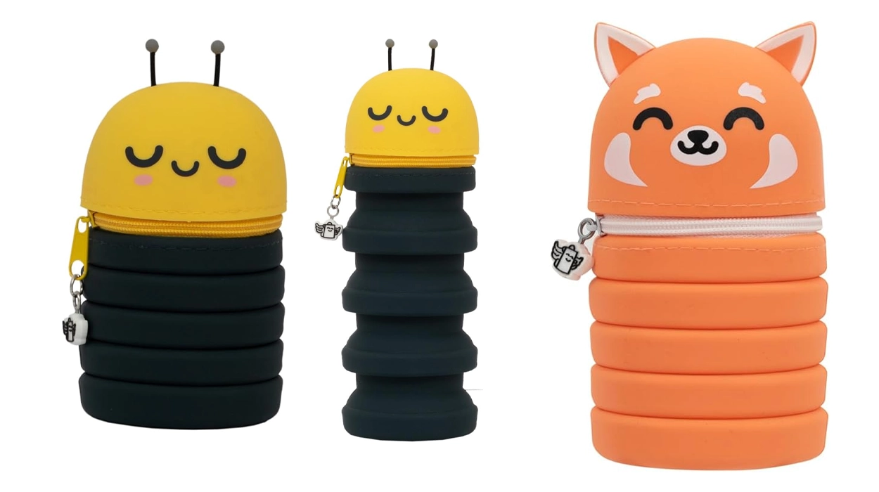 Chollo Estuche de silicona extensible Mr. Wonderful con diseño de abeja o panda rojo por sólo 8,21€ (-20%)