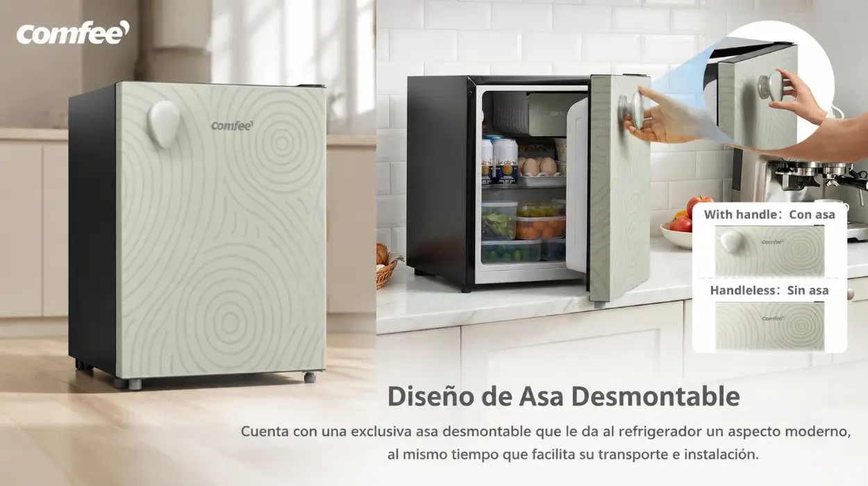 Refrigerador mini Comfee de 43L con diseño retro por sólo 119,99€ con envío gratis (-14%)