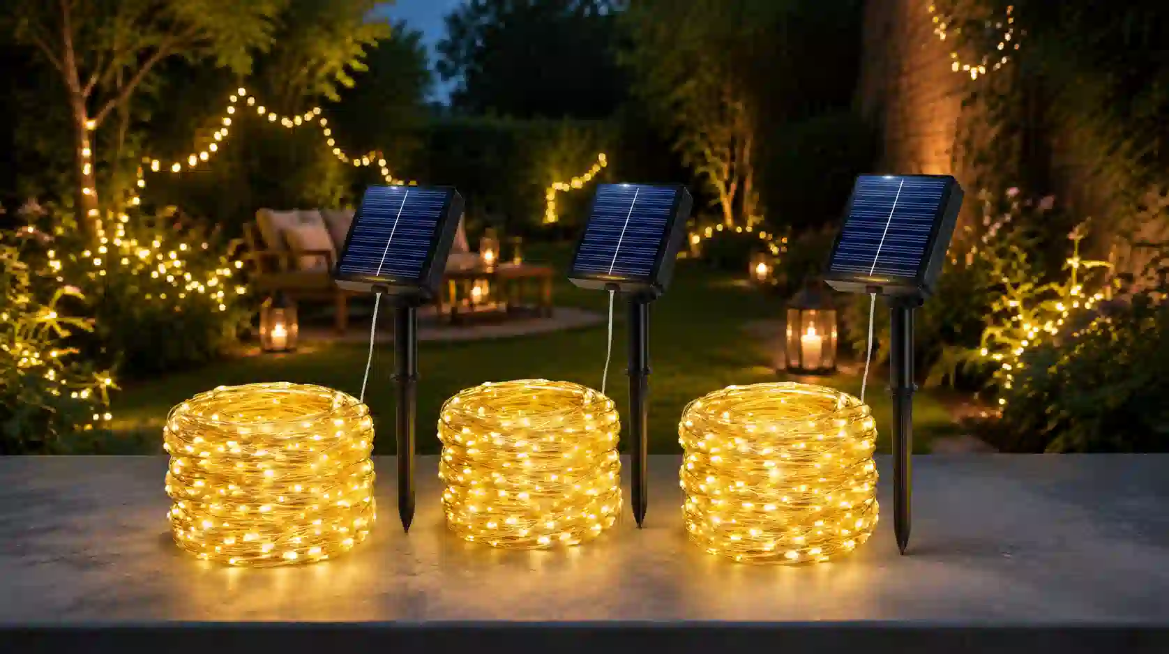 Chollo Pack de 3 guirnaldas LED Bitjam de exterior de 15 metros por sólo 11,85€ (-30%)