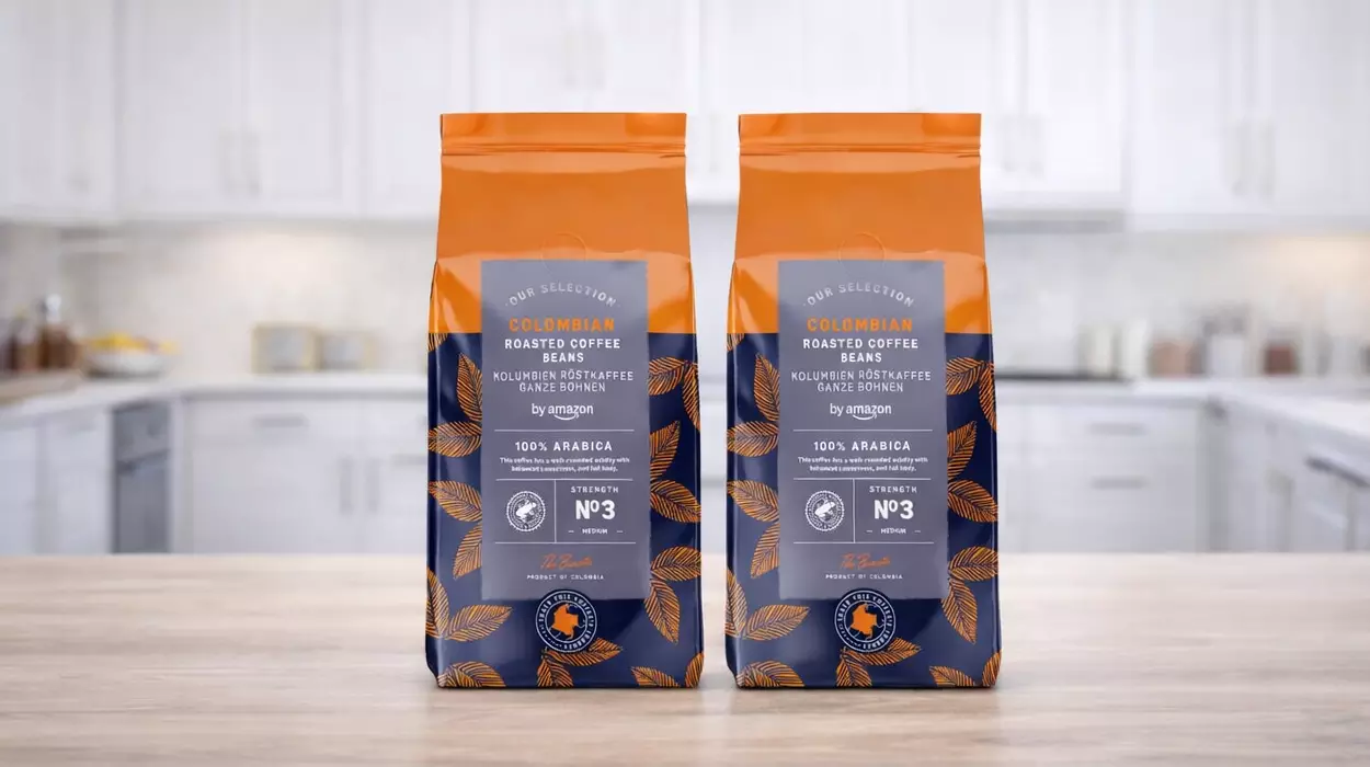 Chollo 1 kg de Café en grano Our Selection by Amazon Colombia (2 paquetes de 500 gr) por sólo 15,40€ (-19%)