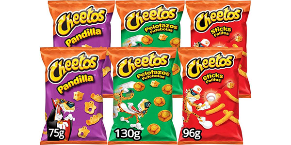 Chollo Pack de 6 bolsas de aperitivos Cheetos por sólo 9,54€ (-18%)