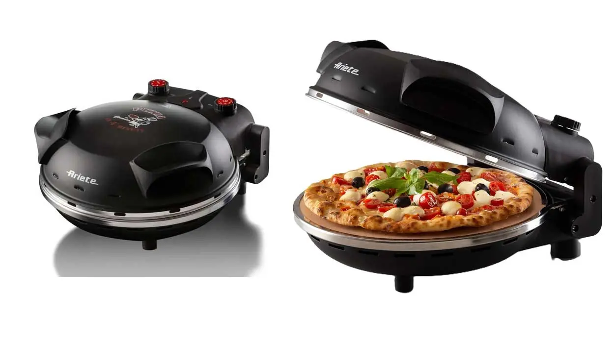 Disfruta de auténticas pizzas napolitanas artesanas en tu hogar con este mini horno Ariete 909 al mejor precio del mercado