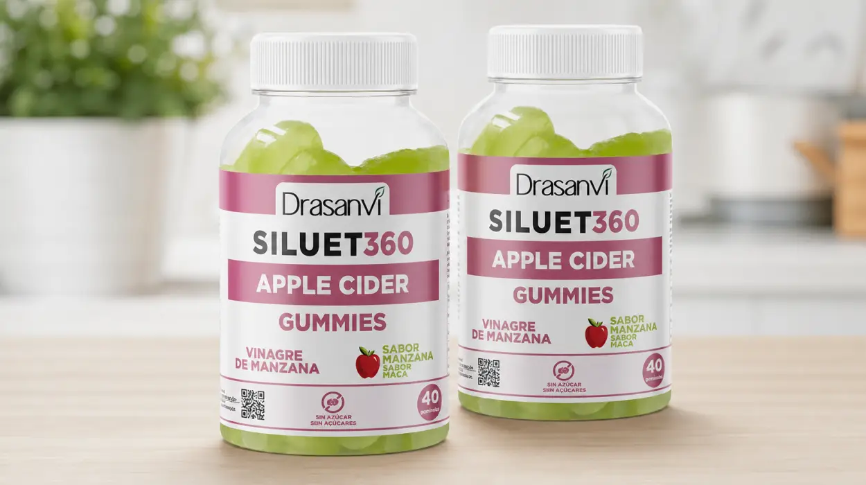 Pack x2 botes de Gominolas Drasanvi Siluet con vinagre de manzana por sólo 13,49€ (-37%)