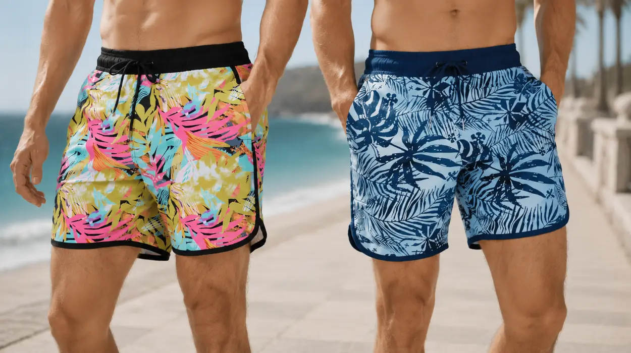 Estilo retro para el verano: bañadores para hombre con bolsillo y forro de malla por sólo 13,29€ (-26%)