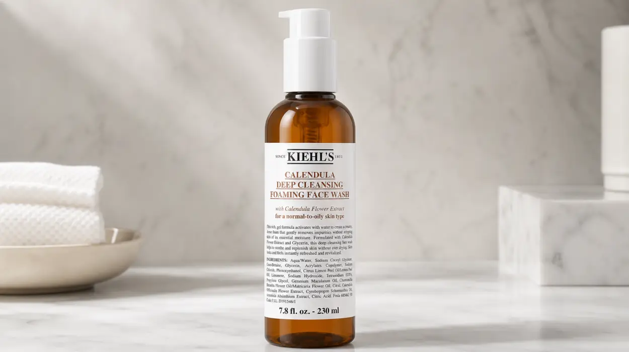 Gel limpiador facial Kiehl’s Calendula Deep Cleansing Foaming de 230 ml por sólo 12,75€ (-65%)