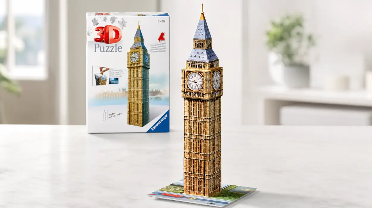 Puzzle 3D Ravensburger Big Ben para adultos y niños desde 8 años por sólo 9,77€ (-68%)