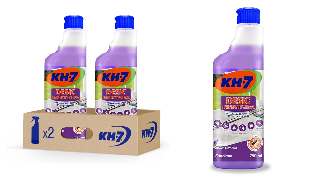 Chollo Pack x2 Insecticida fregasuelos KH-7 Desic aroma lavanda de 750 ml por sólo 5,03€ con cupón ¡2,51€ cada uno!