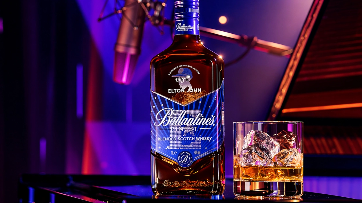 Chollo Whisky escocés Ballantine’s Finest Elton John Edición Limitada de 700 ml por sólo 12,77€ (13% de descuento)