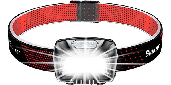 Chollo Linterna frontal LED Blukar con 8 modos de iluminación por sólo 12,34€ (-18%)