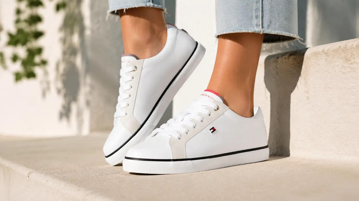Zapatillas bajas Tommy Hilfiger TH Low Vulc para mujer por sólo 39€ con envío gratis (-51%)
