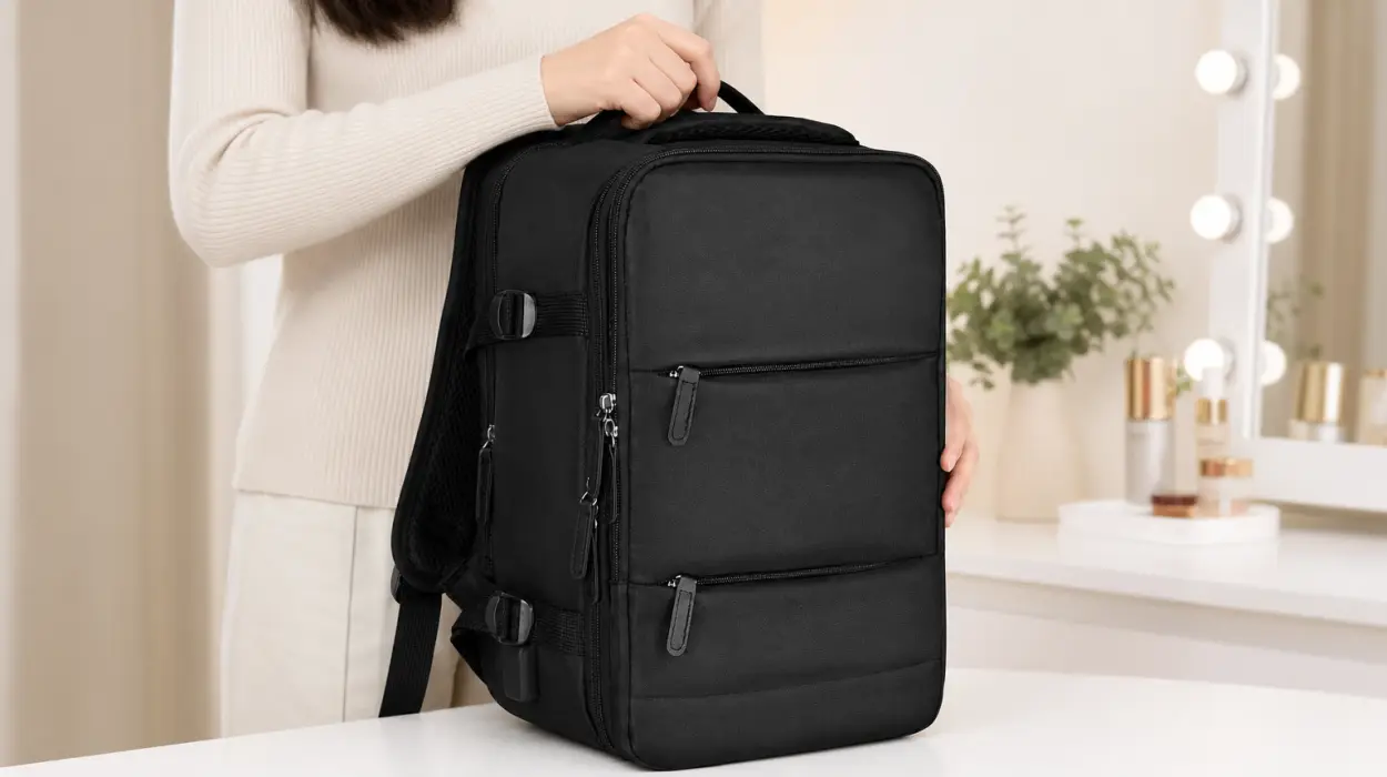 Mochila de viaje T-LOVENDO.ES para cabina de avión, ideal como equipaje de mano bajo el asiento con puerto USB por sólo 15,39€ (-38%)