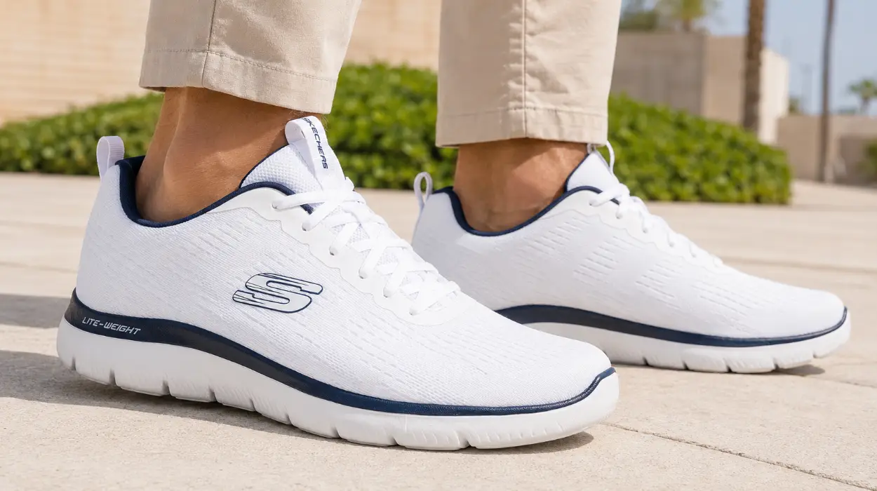 Zapatillas Skechers Summits Torre para hombre en blanco por sólo 38,99€ con envío gratis (-44%)