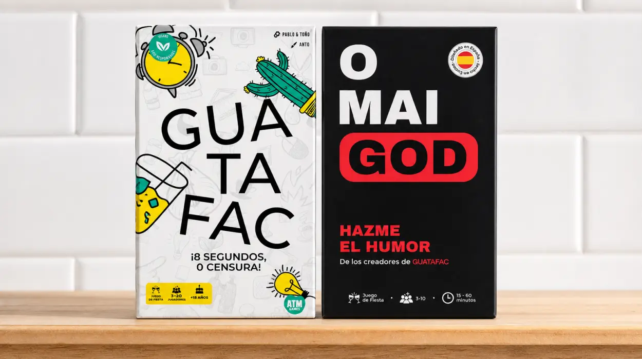 Pack de juegos de mesa para adultos Guatafac + Omaigod, humor desvergonzado para tus fiestas por sólo 36,65€ con envío gratis (-39%)