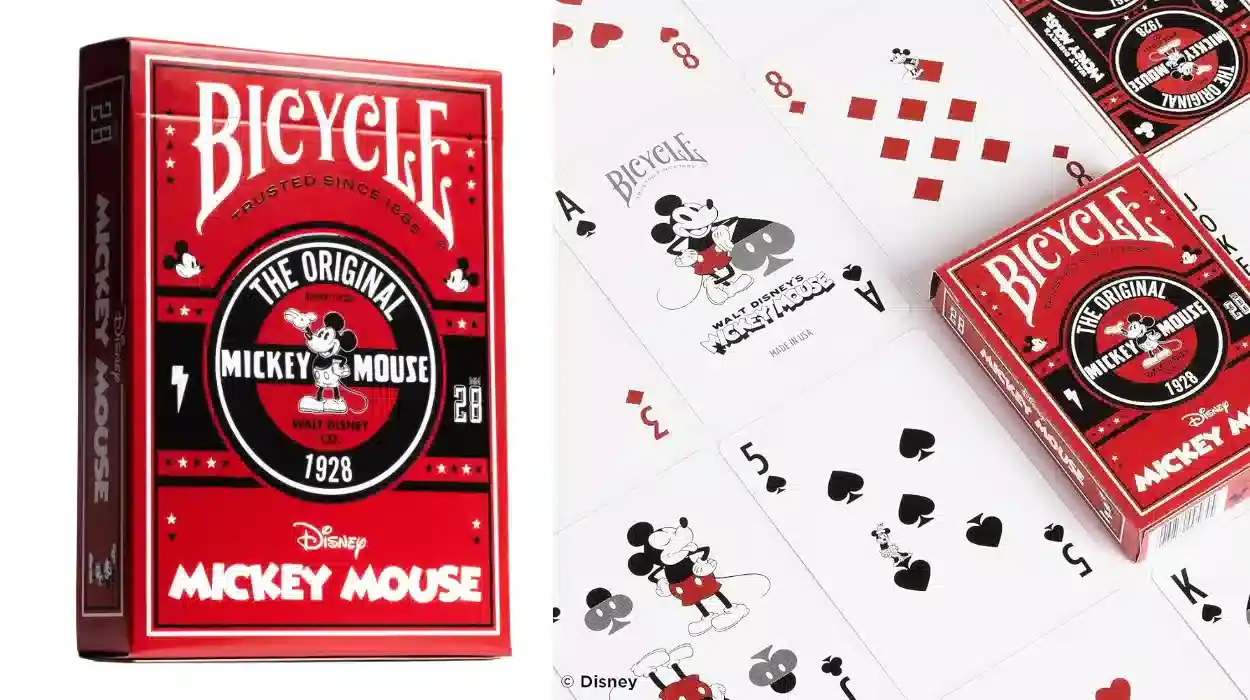 Baraja de cartas conmemorativa Bicycle Mickey Classic de Disney por sólo 6,70€ (-25%)