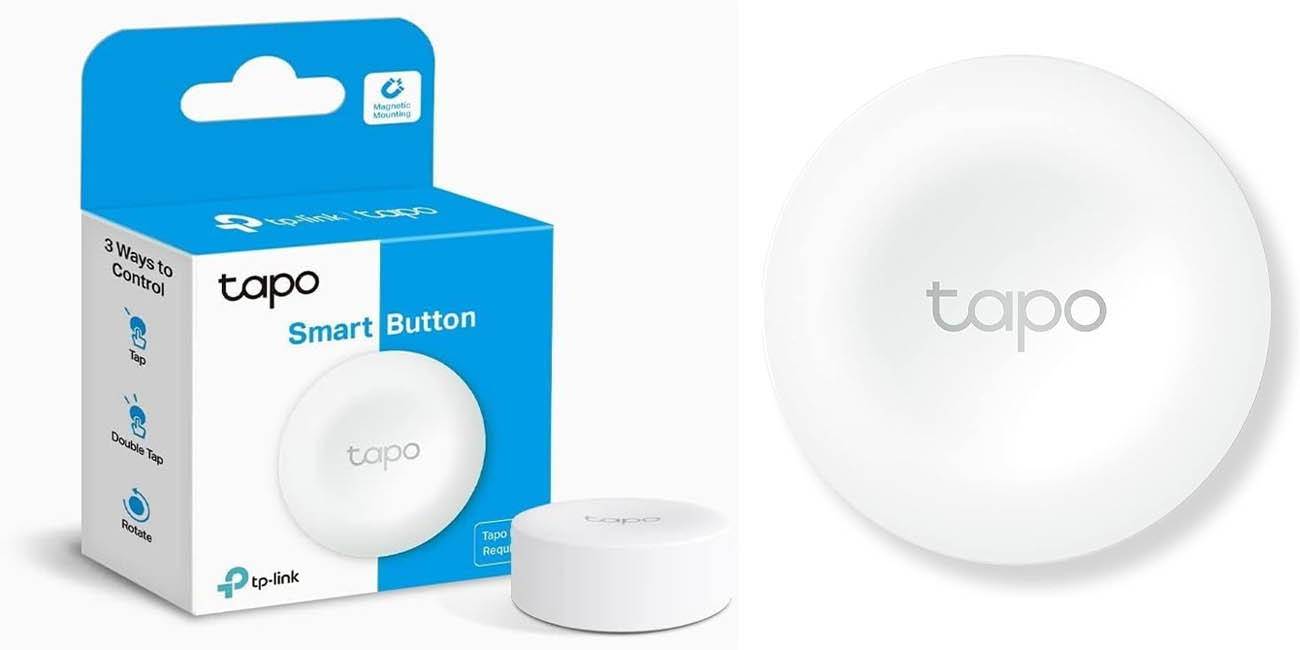 Chollo Botón inteligente TP-Link Tapo S200B por sólo 12,99€ (-35%)