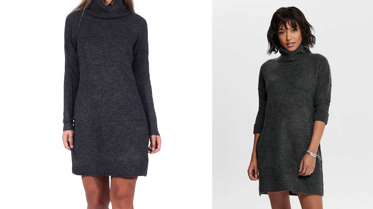 Amazon rebaja el vestido de invierno más favorecedor de Only con un 53% de descuento