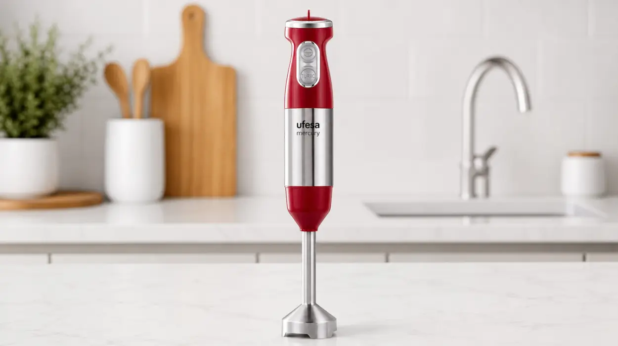 Batidora de mano Ufesa BP3500 Mercury de 1000W con función Turbo por sólo 17,88€ (-49%)