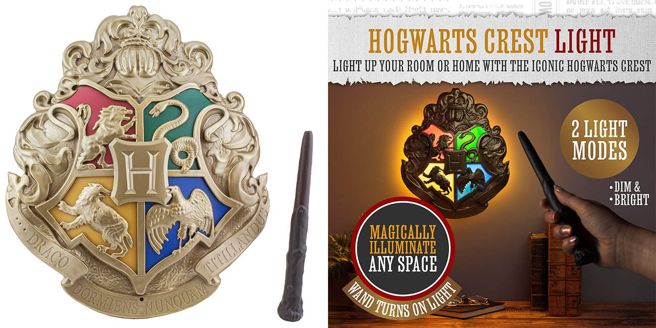 Chollo Lámpara Paladone Escudo de Hogwarts de Harry Potter por solo 31,99€ con envío gratis (-45%)