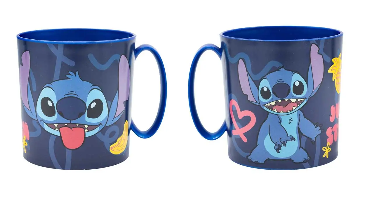Sorprende a tus peques con esta taza de plástico de Stitch: apta para microondas, sin BPA y a un precio de carcajada