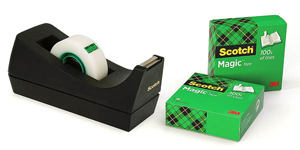 Chollo Dispensador y 3 rollos de cinta adhesiva 3M Scotch Magic por sólo 10,19€ (40% de descuento)