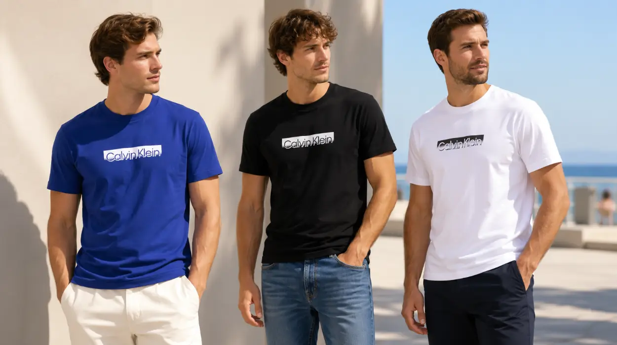 Camisetas Calvin Klein en 3 colores para hombre por sólo 27,65€ (-45%)