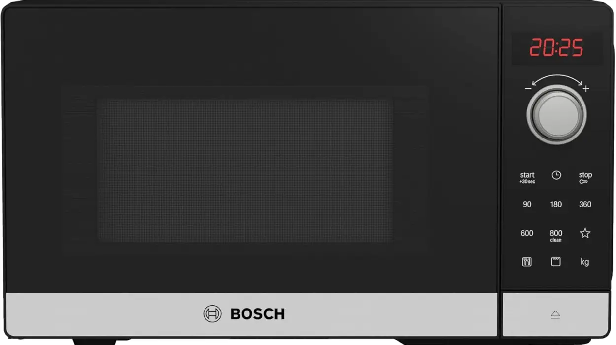 Microondas Bosch Serie 2 de libre instalación por sólo 103,55€ con envío gratis (-42%)