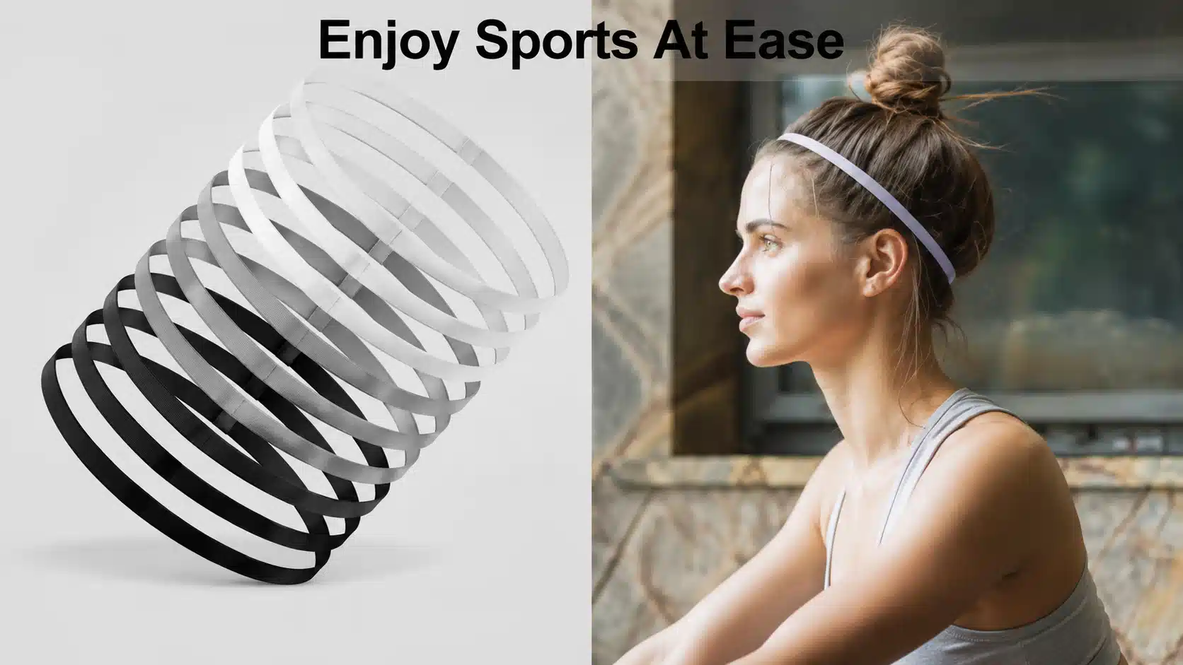 Pack x9 Diademas deportivas URAQT elásticas y antideslizantes por sólo 5,64€ (-19%)