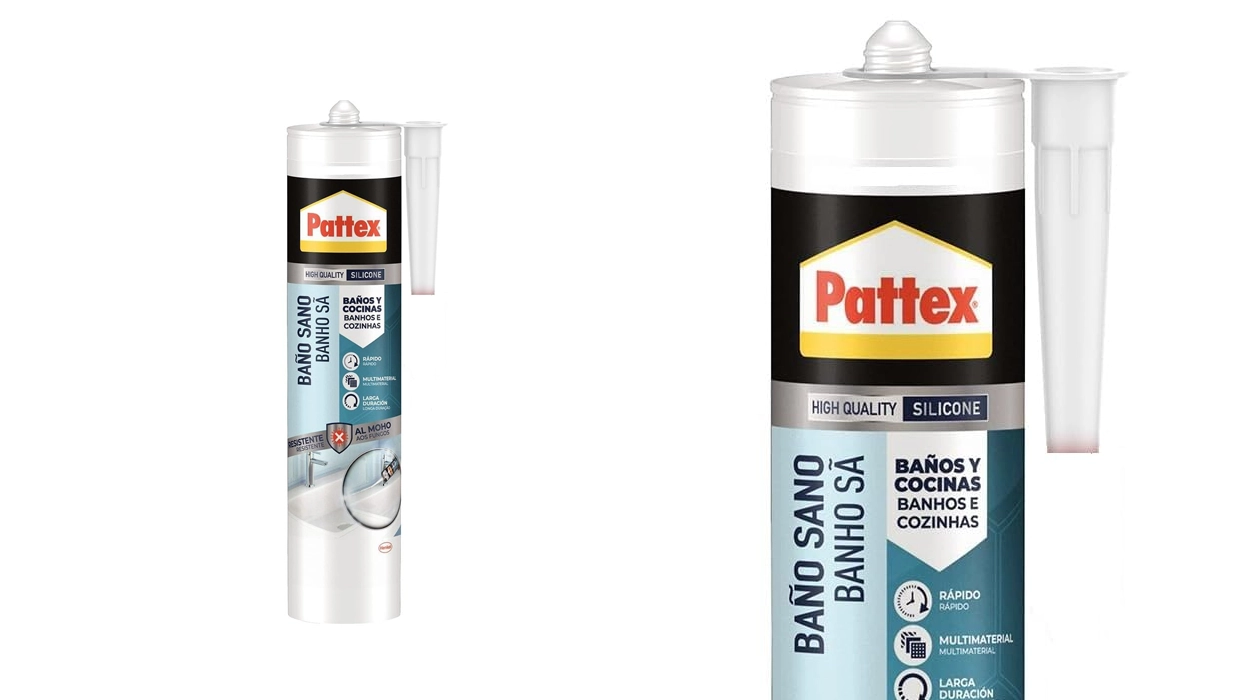 Chollo Silicona transparente Pattex 280 g para baños y cocinas por sólo 3,20€ (-43%)