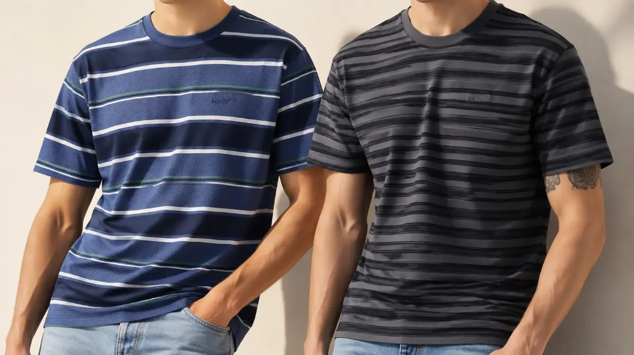La clásica camiseta Levi’s Red Tab con un moderno giro a rayas para hombre por sólo 18,90€ (-30%)