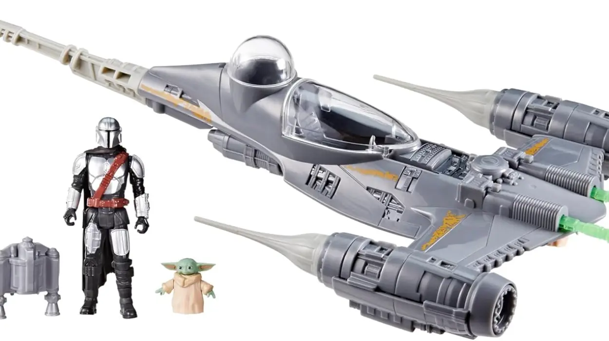 Nave estelar Star Wars N-1 del Mandaloriano con Grogu (Baby Yoda) y Mandalorian por sólo 23,50€ (-48%)