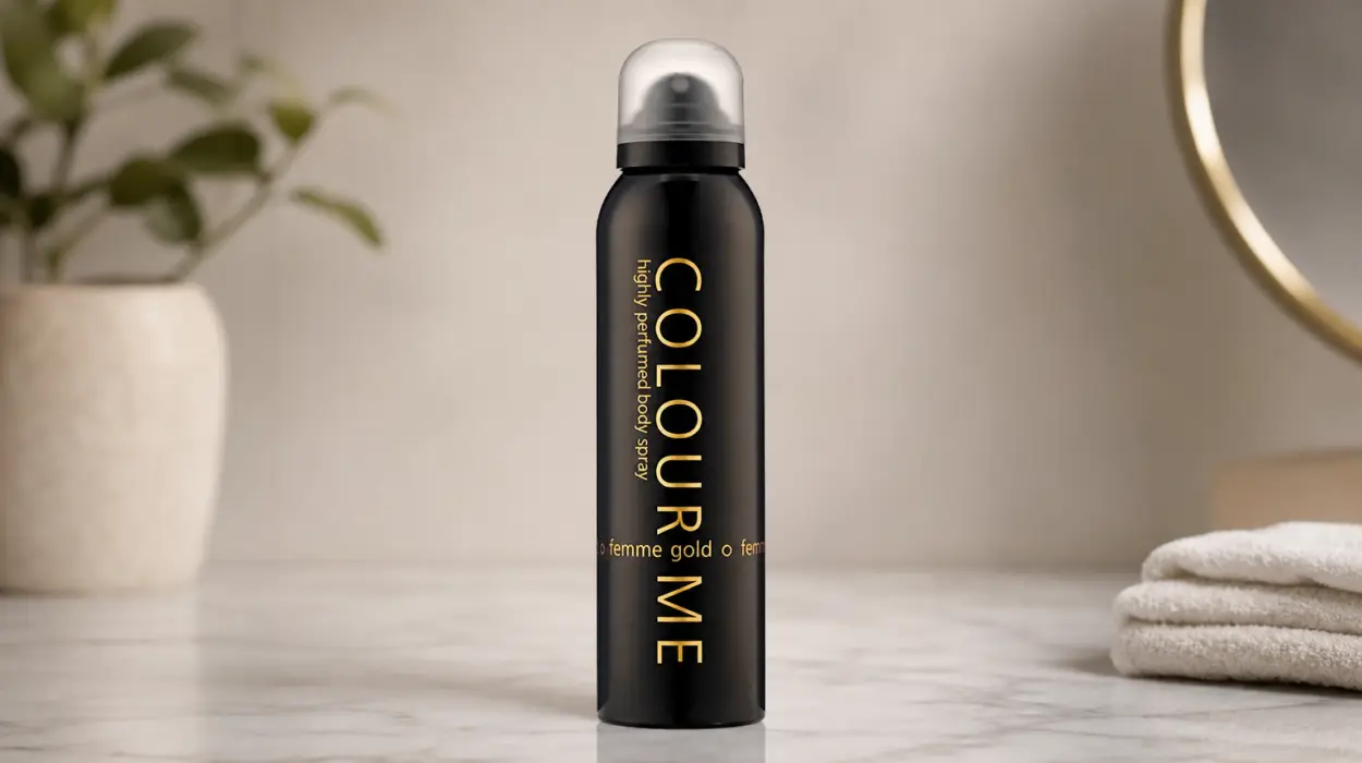Fragancia elegante y duradera: body spray Colour Me Gold Femme de 150 ml por sólo 2,50€ (-85%)