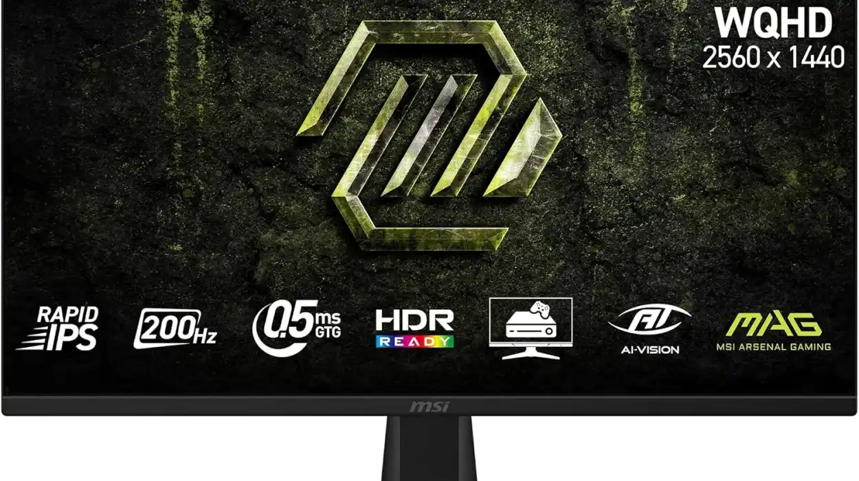 Monitor gaming MSI MAG de 27″ WQHD Rapid IPS, 200 Hz y FreeSync por sólo 159€ con envío gratis (-6%)