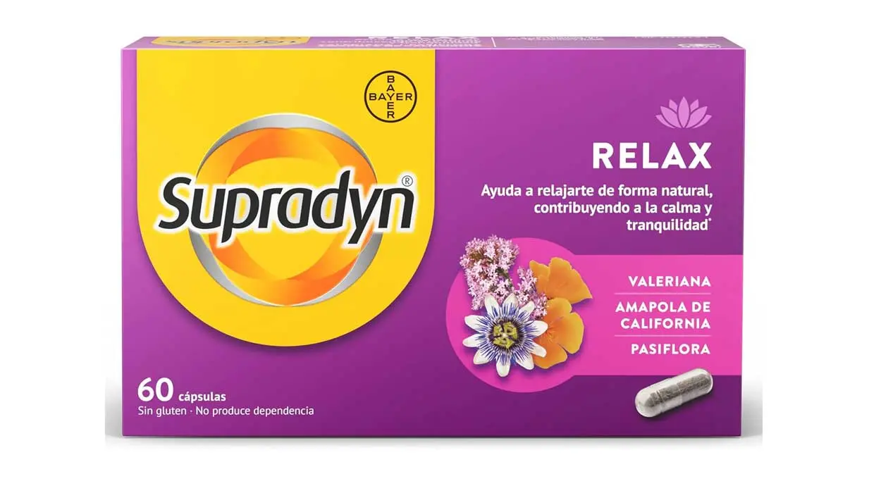 Chollo Suplemento Supradyn Relax de 60 cápsulas por sólo 8,66€ con cupón (-22%)