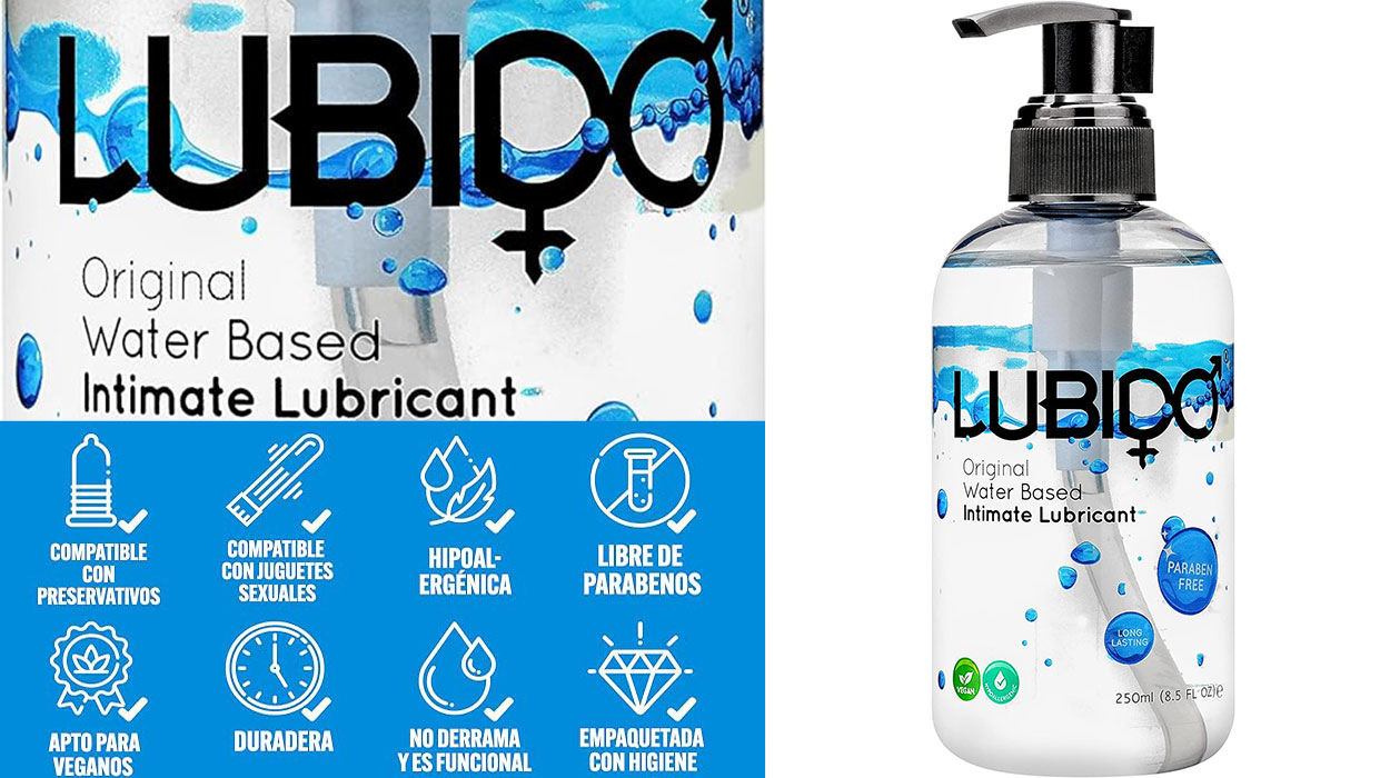 Chollo Lubricante íntimo Lubido a base de agua de 250 ml por sólo 8,49€