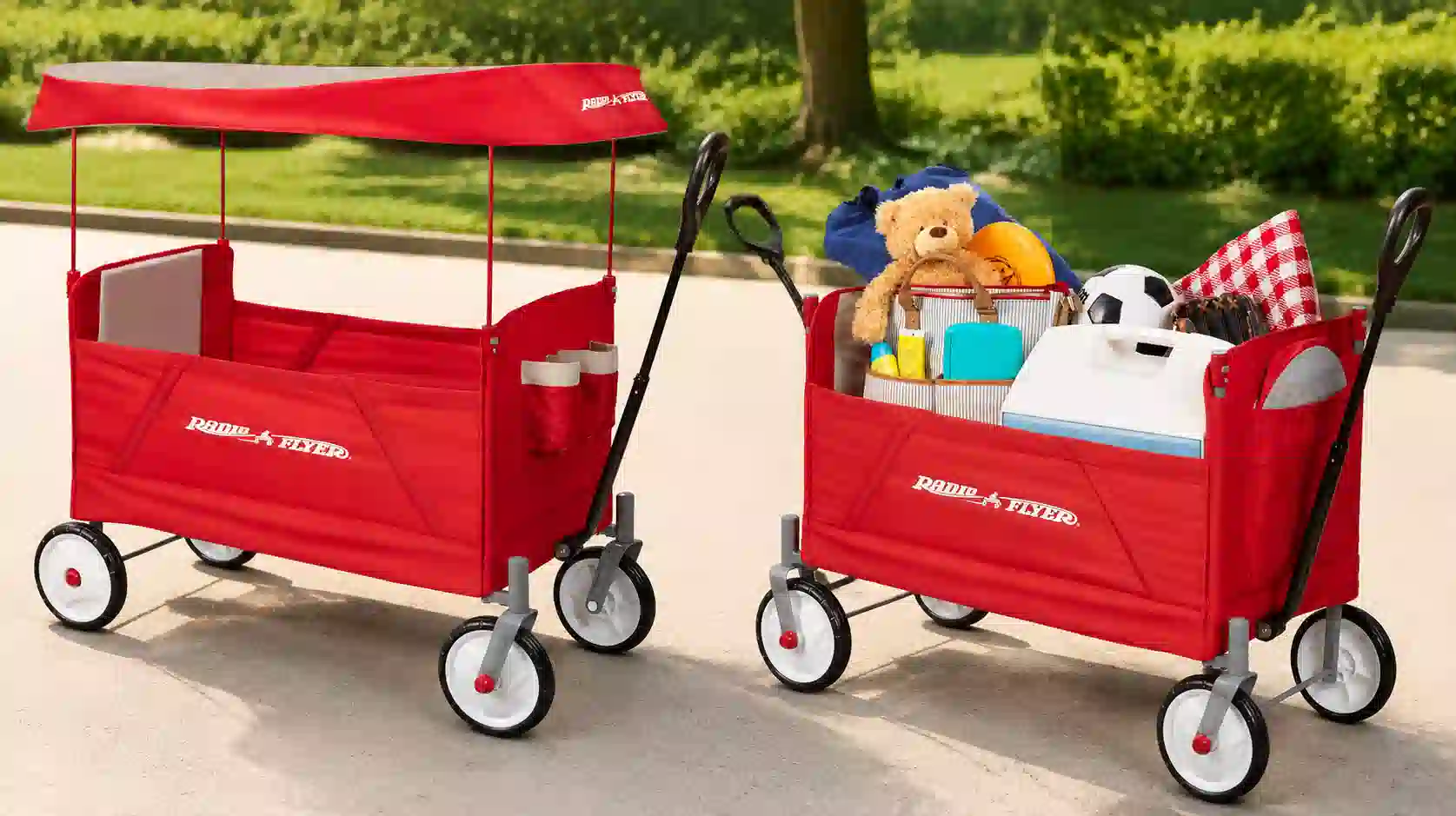 Vagón plegable con toldo Radio Flyer EZ para niños y carga por sólo 20,47€ (-42%)