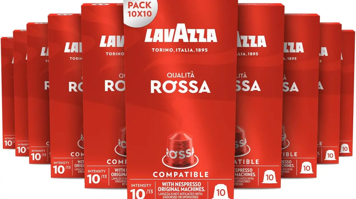 Cápsulas Lavazza Qualità Rossa compatibles Nespresso con 100 unidades y notas de chocolate por sólo 27,59€ (-25%)