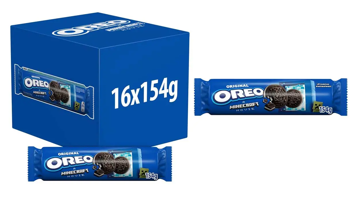 Chollo Pack de 16 paquetes de galletas Oreo Original de 154 g cada uno por sólo 14€ ¡A 0,88€ la unidad!