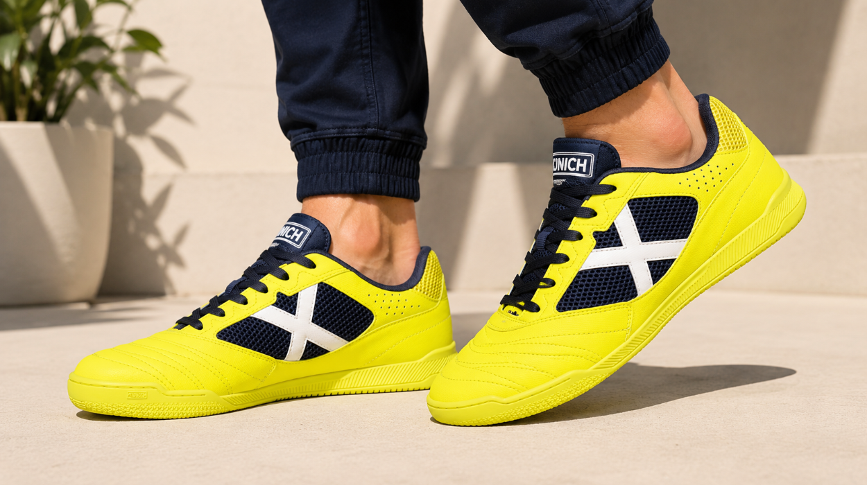Zapatillas deportivas MUNICH Debut 07: confort y estilo en amarillo por sólo 27,50€ con envío gratis (-50%)