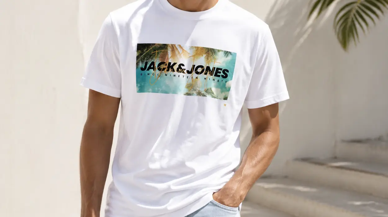 Camiseta JACK & JONES Jjindiana para hombre por sólo 8,74€ (-42%)