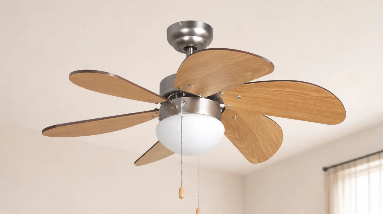 Ventilador de techo con luz Orbegozo CP 15075N, 6 aspas y 3 velocidades por sólo 46,16€ con envío gratis (-36%)