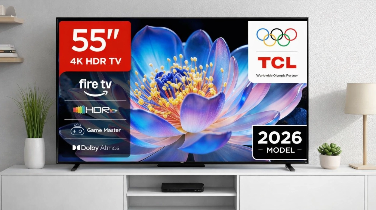 Chollo Smart TV TCL 55V6D UHD 4K 2026 de de 55″ con Fire TV por sólo 275,11€ con envío gratis (-19%)