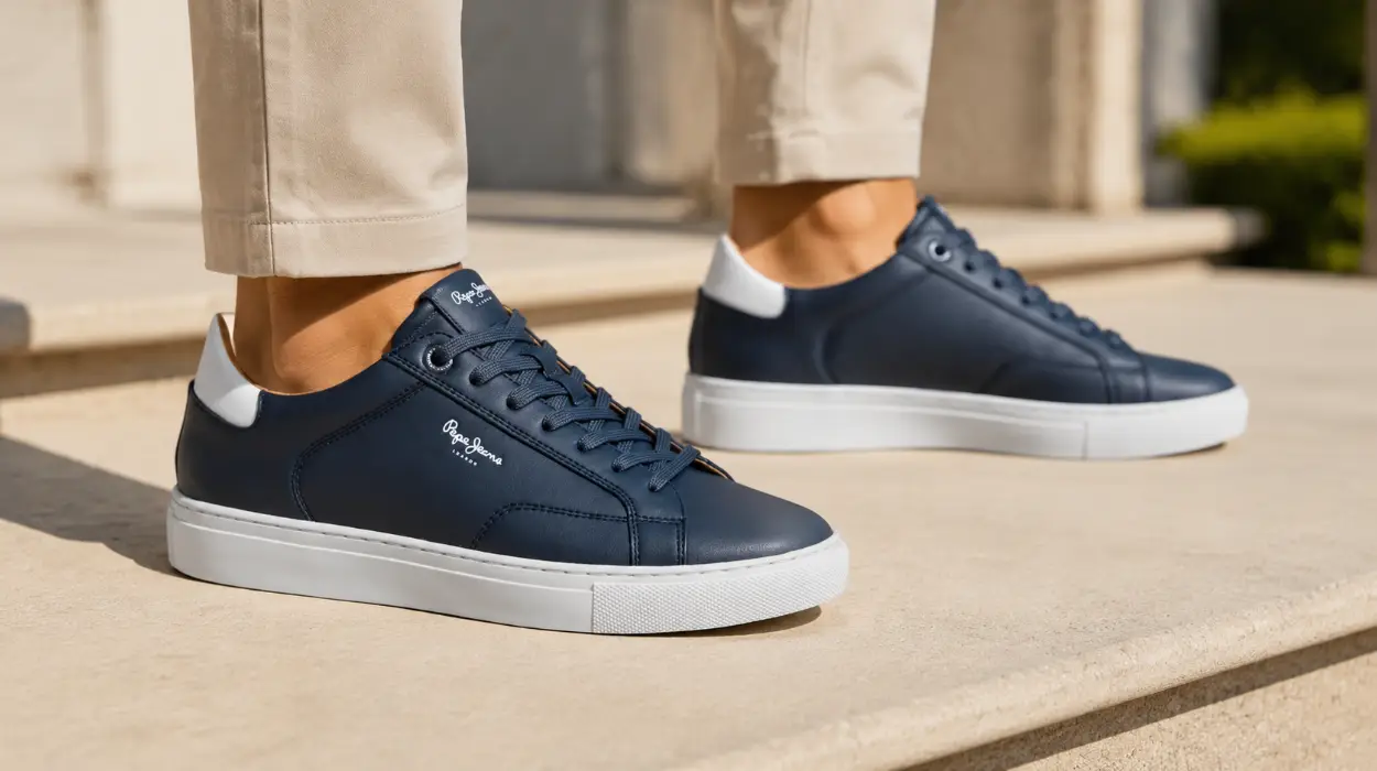Zapatillas Pepe Jeans Joe Basic para hombre en color navy por sólo 37,99€ con envío gratis (-46%)