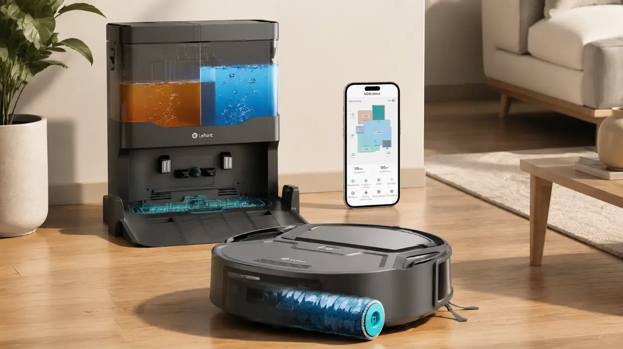 Lefant M210 Omni: robot aspirador y fregasuelos con succión de 20000 Pa, cero enredos y depósito de 800 ml por sólo 279,99€ con envío gratis (-65%)