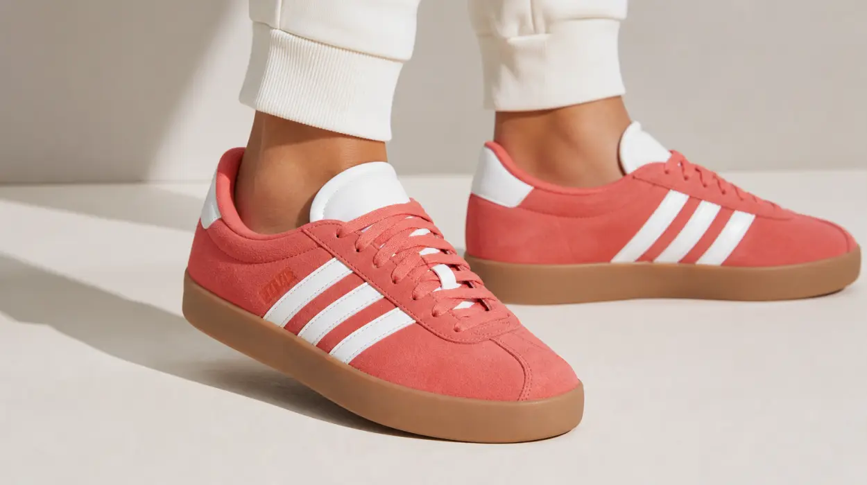 Zapatillas Adidas VL Court 3.0 escarlata para mujer por sólo 34,95€ con envío gratis (-50%)