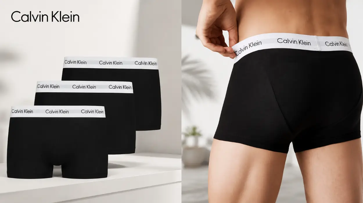 Pack de 3 calzoncillos bóxer Calvin Klein para hombre en negro por sólo 22€ (-51%)
