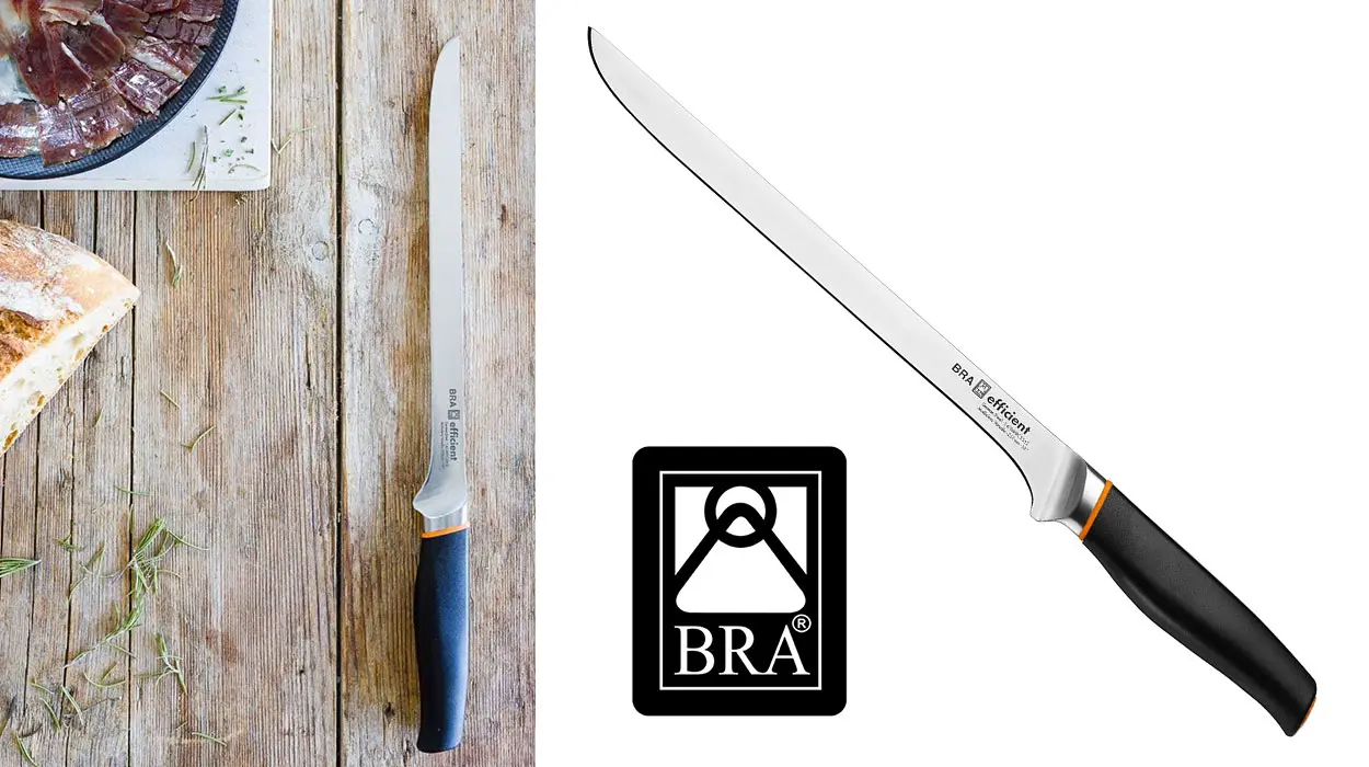 Chollo Cuchillo jamonero BRA Efficient de acero inoxidable por sólo 12,90€ (-37%)
