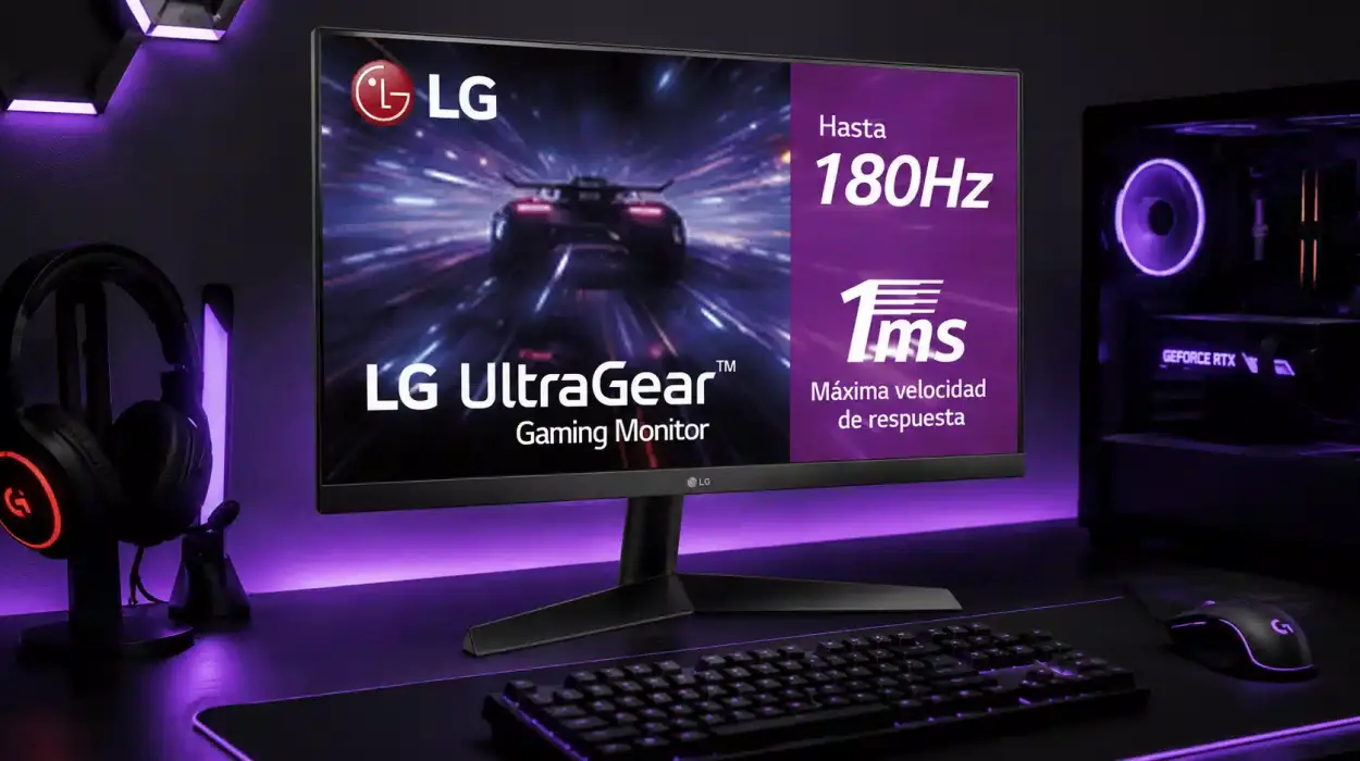 Monitor Gaming LG Ultragear de 27″, IPS Full HD con FreeSync, G-Sync, 180Hz y 1ms por sólo 109€ con envío gratis (-16%)
