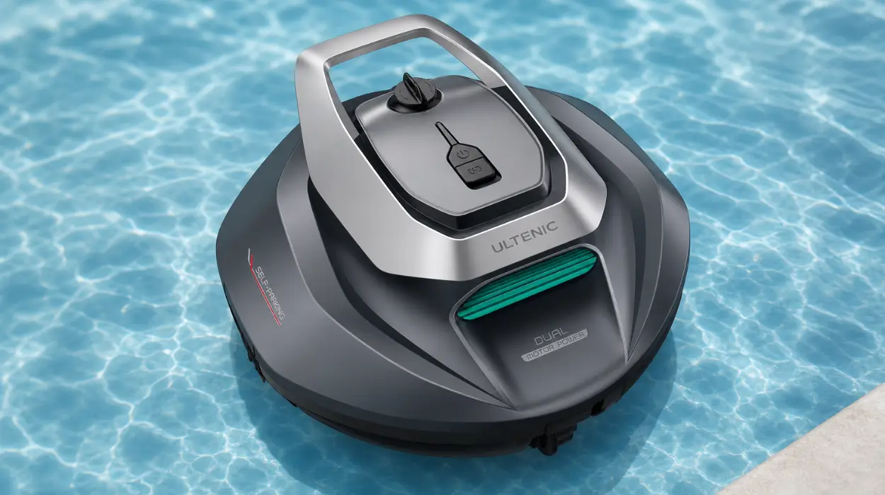 Robot aspirador para piscina Ultenic con control remoto y 3 motores por sólo 149,99€ con envío gratis (-25%)
