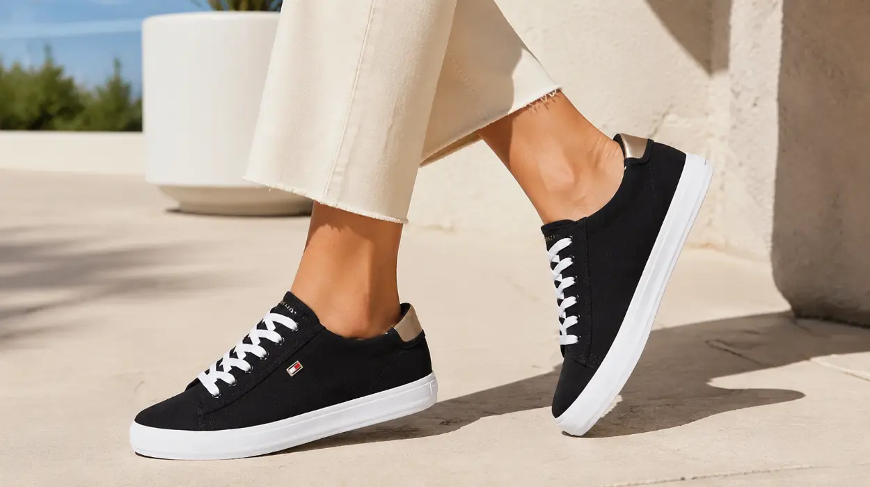 Bajada máxima de precio: las zapatillas de lona Tommy Hilfiger para mujer más vendidas hoy cuestan menos de 28€ (y no bajan de 75€ en tiendas)