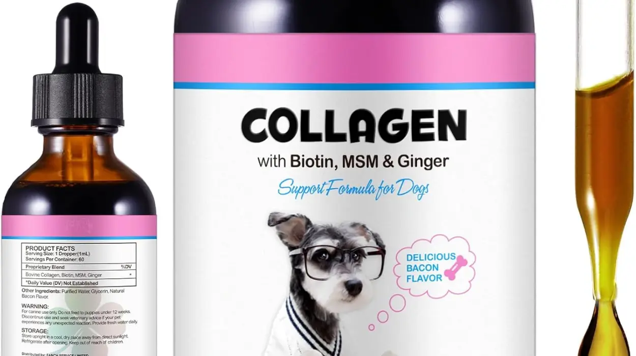 Colágeno para perros que mejora piel, pelaje y articulaciones por sólo 10,33€ (-35%)